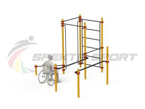 Купить Спортивный комплекс для инвалидов-колясочников WRK-D18_76mm в Перми 